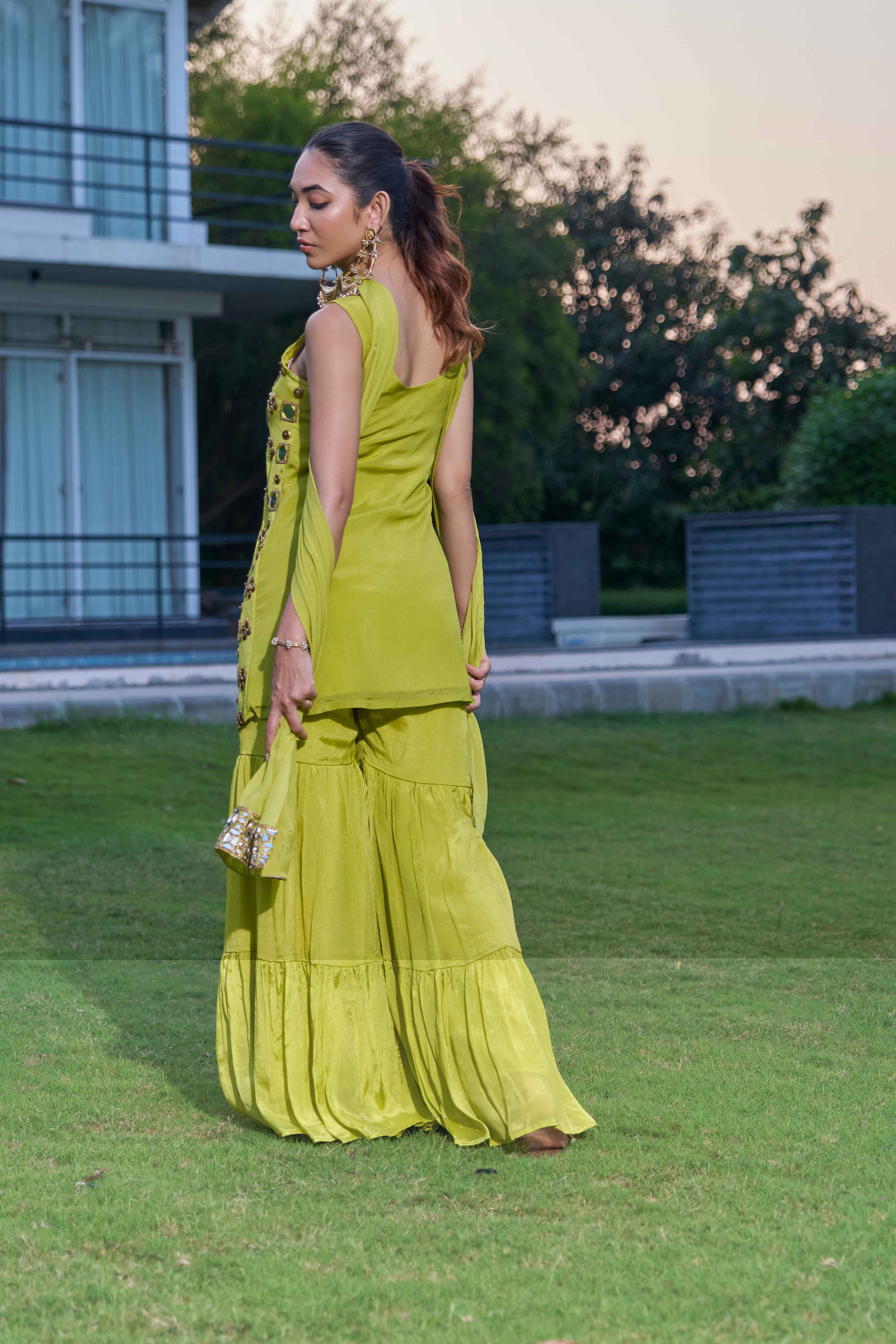 Yamika suit Green
