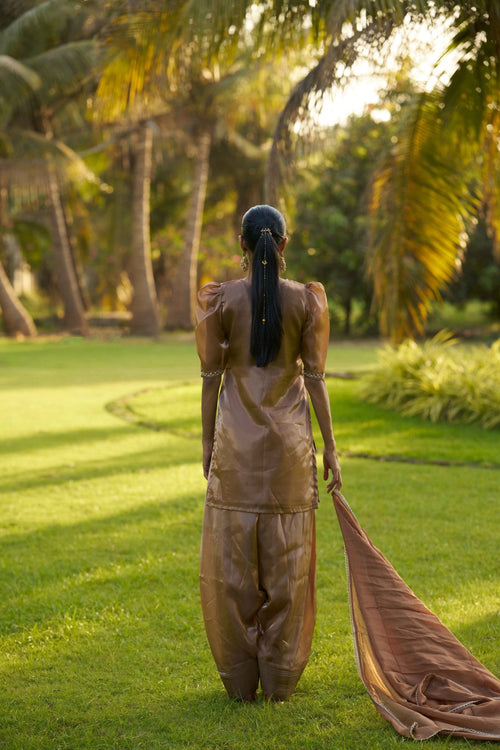 Dhri suit Brown