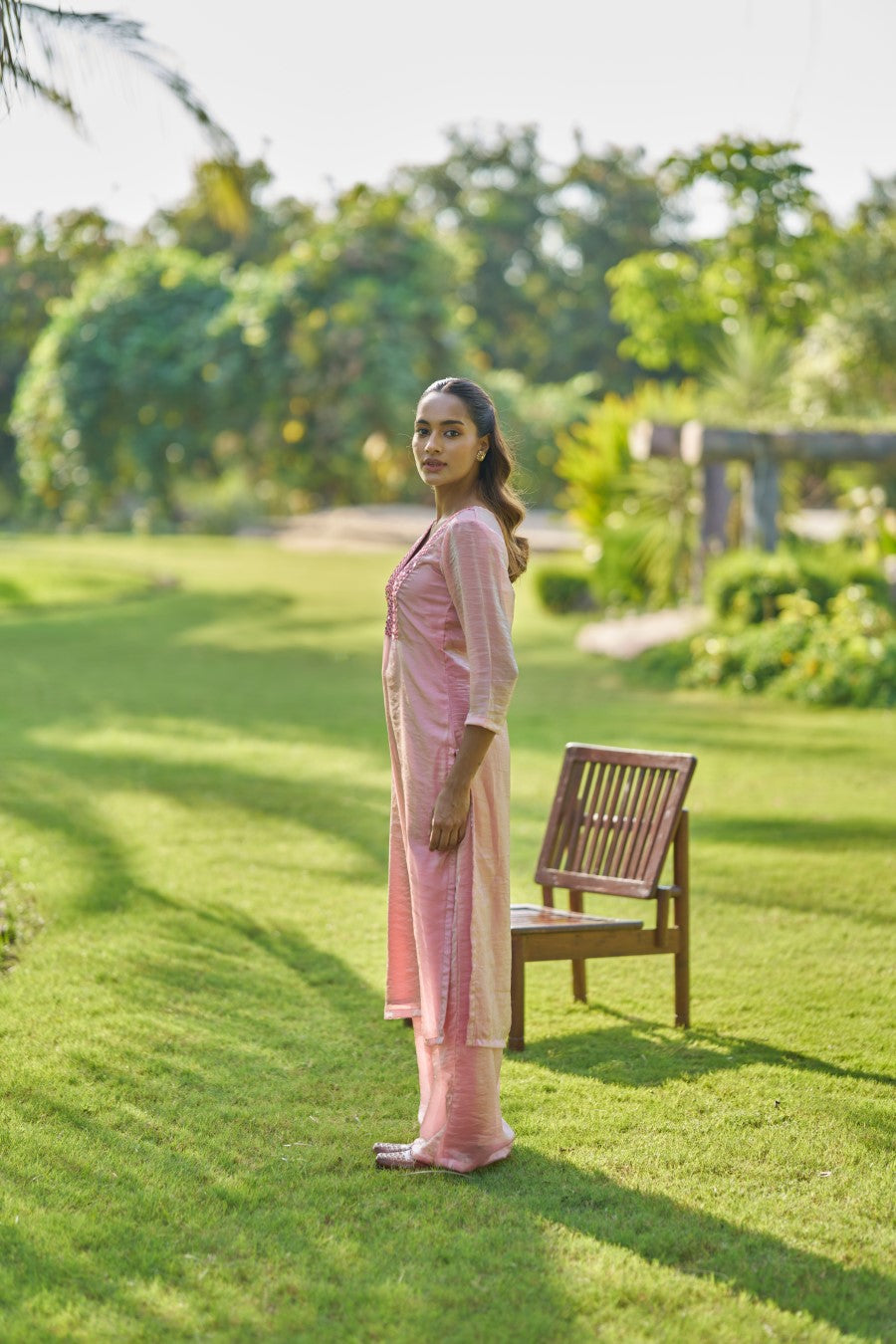 Tishya suit Pink